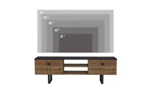 Zeus Tv-Schrank Braun - Holzwerkstoff - 160 x 50 x 35 cm