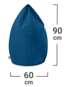 Kinder Sitzsack "Drop" 60x60x90cm Blau