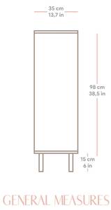 Sideboard Mundina Massivholz - Holzart/Dekor - 180 x 113 x 35 cm