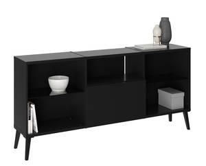 Meuble TV Dark Noir - Bois manufacturé - 32 x 52 x 154 cm