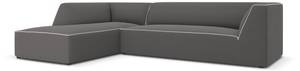 Ecksofa RUBY 4 Sitzplätze Grau