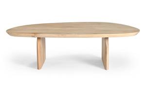 Table basse Malang Marron - En partie en bois massif - 135 x 38 x 75 cm