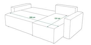 Ecksofa BALLARO L Grau - Ecke davorstehend rechts