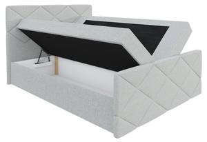 Boxspringbett Herkules Weiß - Breite: 124 cm