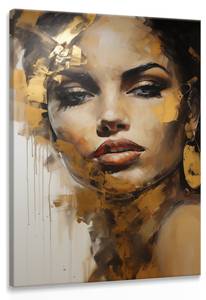 Image Canvas VISAGE De Femme Abstraction 20 x 30 x 30 cm