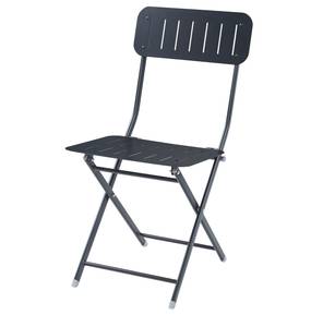 Lot de 2 chaises pliantes Sande Noir