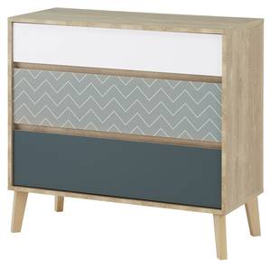 Kommode LARVIK Beige - Holzwerkstoff - 40 x 86 x 94 cm