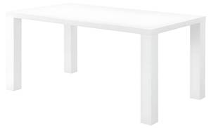 Table MONICA Blanc - Bois manufacturé - 90 x 75 x 160 cm