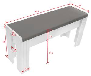 Polsterbank PUERLucy (2er Set) Breite: 198 cm