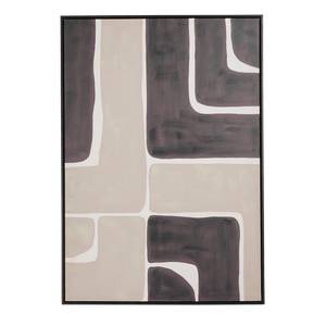 Wanddekoration Kubu Grau - Textil - 4 x 100 x 70 cm