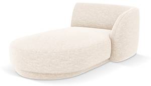 Chaiselongue MILEY Hochglanz Beige