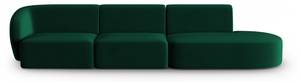 modulares Sofa SHANE 4 Sitzplätze Dunkelgrün