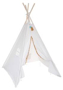 Tipi-Spielzelt Uruca Beige - Textil - 120 x 160 x 120 cm