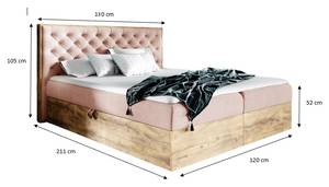 Boxspringbett TERRIE Pink