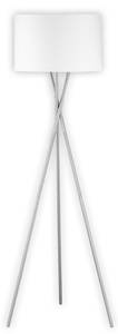 Große Dreibein Tripod Stehlampe 160cm Weiß - Metall - Textil - 68 x 160 x 68 cm