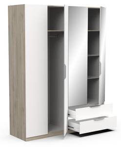 Kleiderschrank Ghost Braun - Holzwerkstoff - 52 x 203 x 158 cm