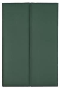 Set de 2 coussins muraux Carpino Vert foncé - Nombre de pièces dans le lot : 2