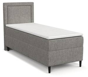 Boxspringbett Kallista Aschgrau - Breite: 90 cm - H3