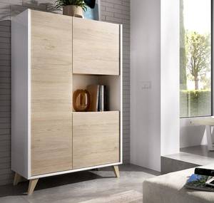 Highboard KOLYMA Beige - Cremeweiß