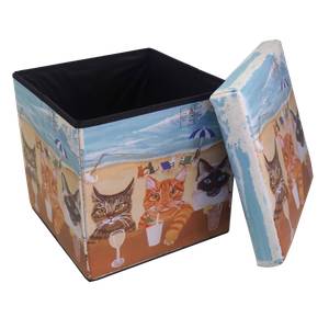 Tabouret - CHATS 32 x 32 x 32 cm