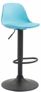 Tabouret de bar Kiel Bleu - Noir