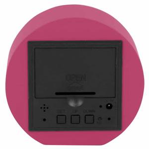 Réveil Spry Round Rose foncé