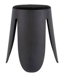 Tabouret Savor H46cm Imitation frêne noir - Noir