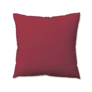 Kissenbezug Woven Fade Satin Rot - 80 x 80 cm