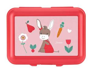 Brotdose ToGo Tiere Pink - Rot - Kunststoff - 19 x 8 x 14 cm