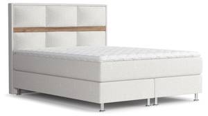 Boxspringbett Soto Beige - Breite: 160 cm