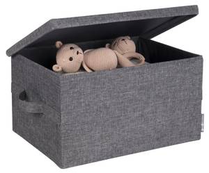 Aufbewahrungsbox SOFT Grau - Textil - 34 x 25 x 45 cm