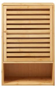 Bad-Hängeschrank Gjesdal Beige - Bambus - 40 x 60 x 20 cm