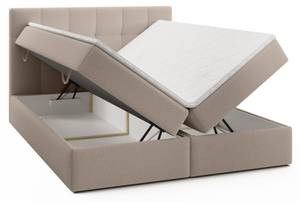 Boxspringbett Cognet Royal Beige - Breite: 204 cm