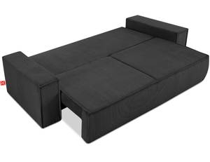 NAPI Sofa 3 Sitzer Schiefergrau - Breite: 244 cm