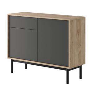 Kommode BASIC BK104 Schwarz - Holzwerkstoff - Kunststoff - 104 x 84 x 39 cm