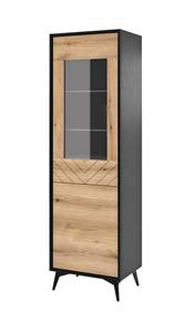 Vitrine - PETER Marron - Bois massif - 54 x 178 x 39 cm