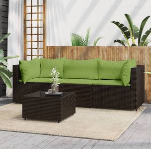 Salon de jardin 3029629-2 (lot de 4) Marron - Vert