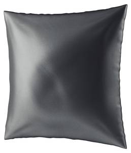 BEAUTY SLEEP L Taie d'oreiller en soie Anthracite