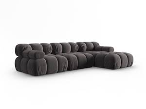 modulares Ecksofa BELLIS 4 Sitzplätze Schiefergrau