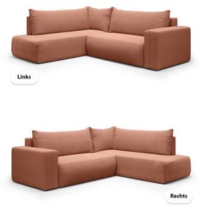 Ecksofa Selore XL L Form Orange