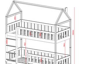 Hausbett POLA HB014 Graphit