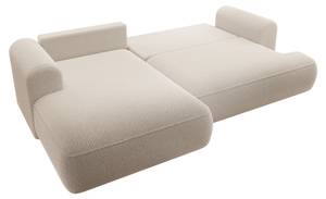 Ecksofa OVO Beige - Ecke davorstehend links - Ottomane davorstehend links