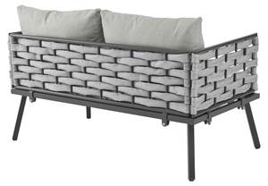 Gartenlounge-Set 4tlg Phanes Ⅱ Grau