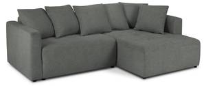 Schlaf-Ecksofa mit Box ELIE 4 Sitzplätze Grau