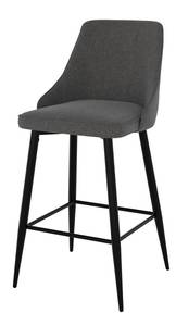 Tabouret de bar Pipo (Lot de 2) Gris