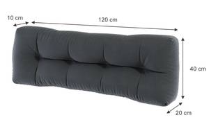 Coussin dossier Classic anthracite Anthracite