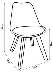 Set de 2 chaises pour enfants Elvdal Menthe