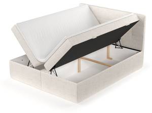 Boxspringbett Tari Creme - Breite: 140 cm