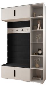 Garderobe Inova 1 Z20 Schwarz - Weiß - Schwarz