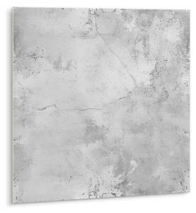 Selbstklebende Fliesen (9 St.) Beton Grau - Kunststoff - 30 x 30 x 1 cm